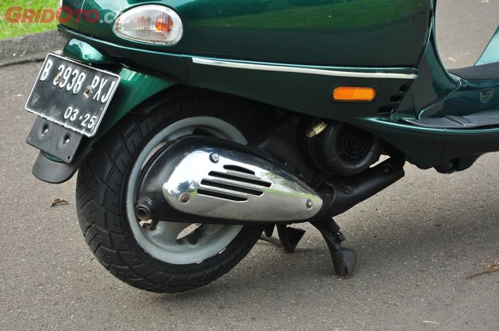 Mesin Vespa ET4 ini pun tak lupa juga diremajakan