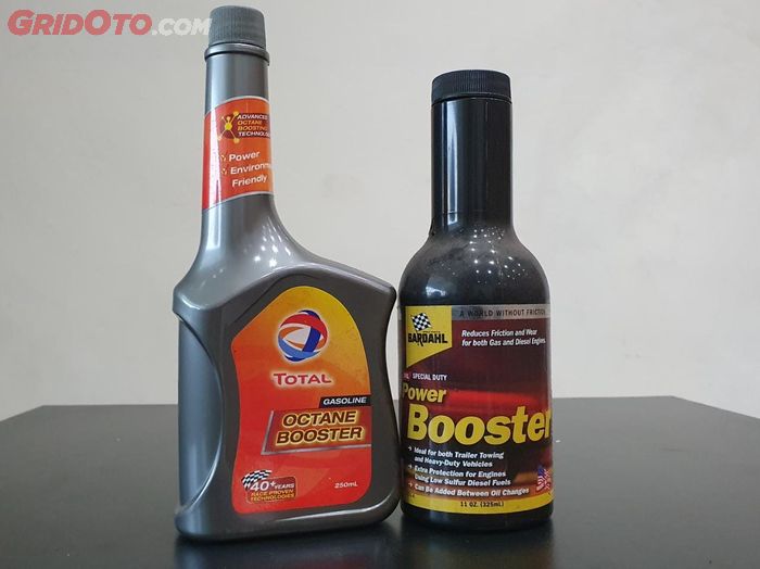 Ilustrasi addtif bensin octane booster