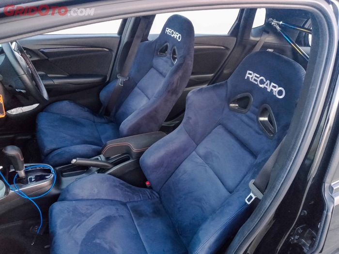 Jok semi bucket Recaro SR7 special order navy blue suede