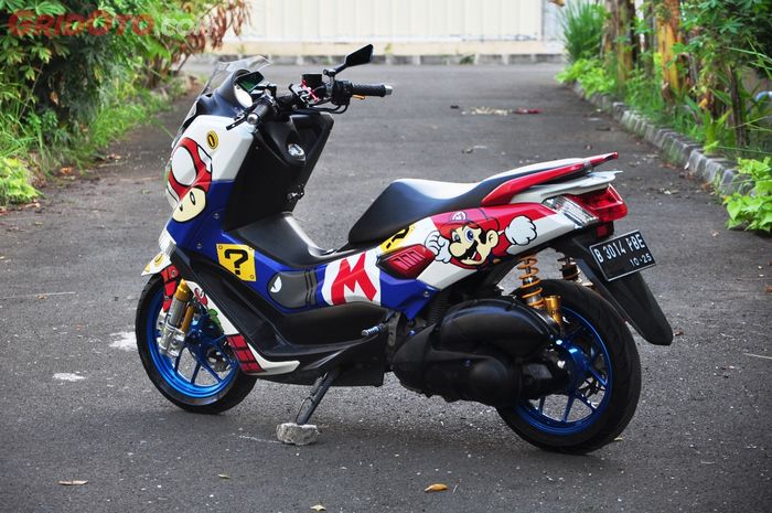 Yamaha NMAX ini pakai pelek Honda Vario, biar lebih lincah
