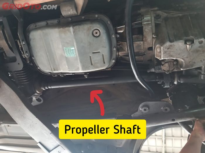 Propeller shaft di BMW X5