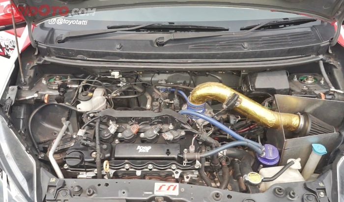 Mesin Toyota GR Sport tenaganya melonjak sampai 160 dk dan torsi 190 Nm