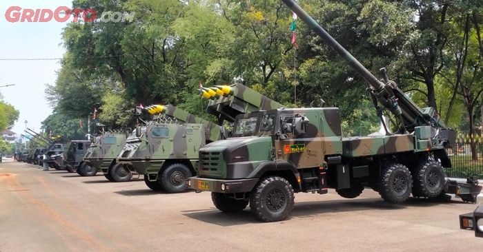 Pameran Alutsista HUT TNI ke 76 di Istana Merdeka