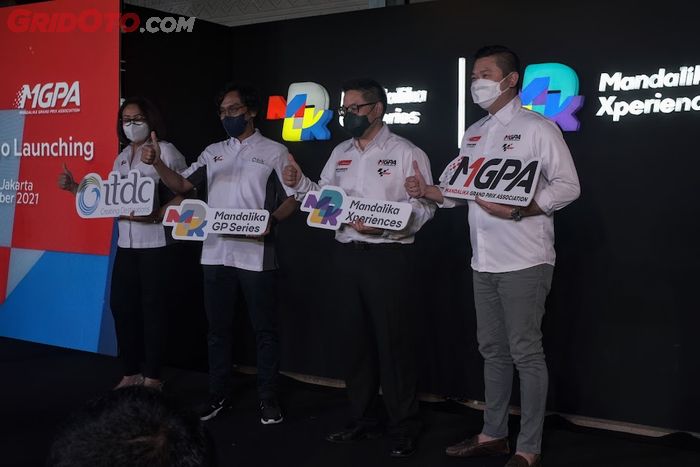 MGPA dan IDTC luncurkan dua logo baru jelang WorldSBK Indonesia 2021.