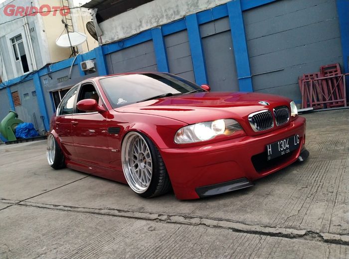 BMW 318i E46, cangkok bodykit M3 CSL plus roofcutnya