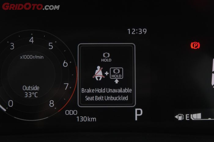 Peringatan Fitur Brake Hold Toyota Veloz Terbaru Tidak Bisa Aktif Jika Sabuk Pengaman Tidak Terpasang