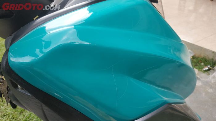 Ilustrasi cat motor bekas