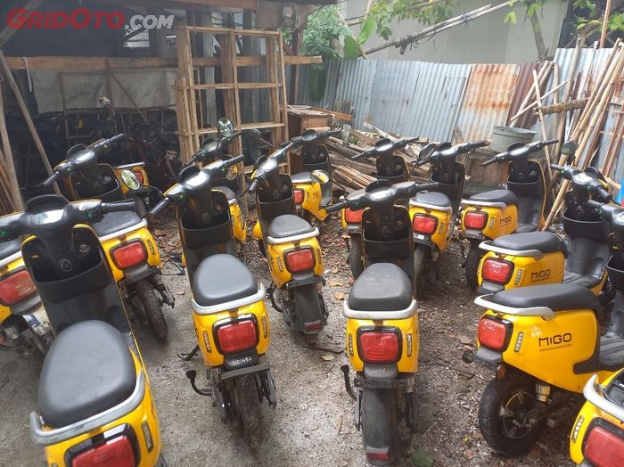 Puluhan unit MIGO E-bike yang berhasil diselamatkan