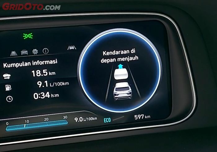 Hyundai SmartSense memberi peringatan kepada pengemudi
