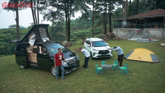 Hyundai H-1 motorhome milik Om Umbu pakai atap pop-up plus berlimpah fitur