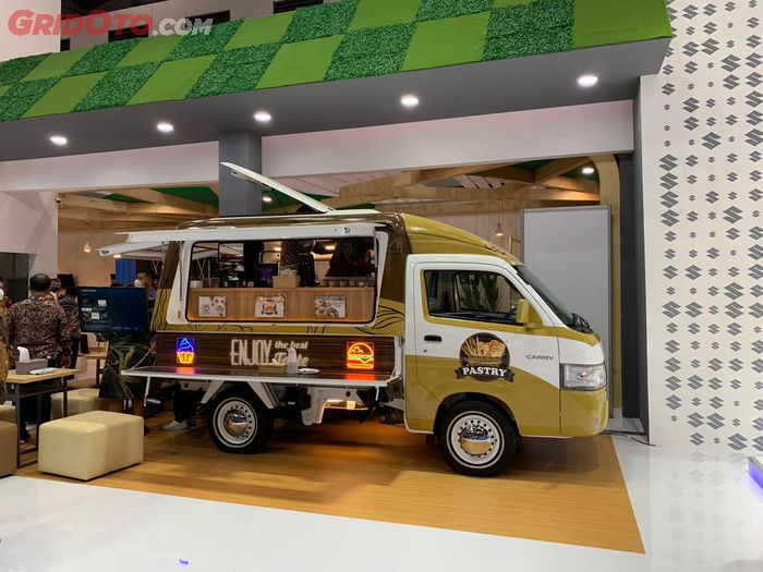 Suzuki Carry disulap jadi coffee shop berjalan