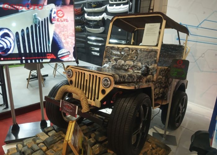 Gelis Mini Jeep EV dilelang di IIMS 2022