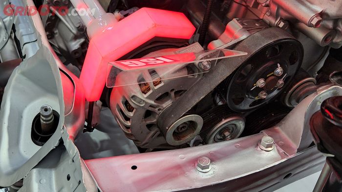 Integrated Starter Generator (ISG) di sistem Suzuki Smart Hybrid yang dipajang di IIMS 2022