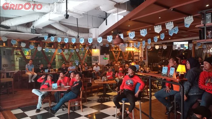 Komunitas motor nobar MotoGP Italia 2022