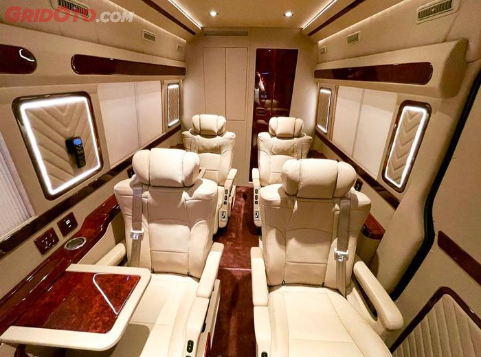 Modifikasi kabin mewah Mercedes-Benz Sprinter A3 baru buatan BAV Luxury Auto Design