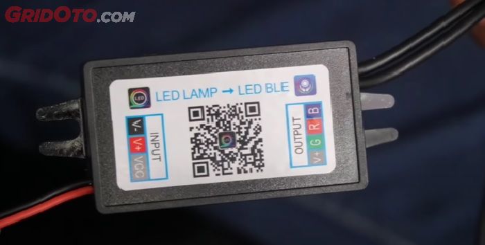 Driver lampu LED RGB yang bisa tersambung Bluetooth 