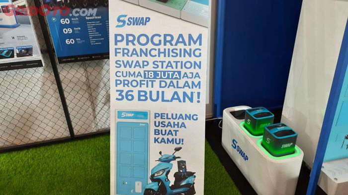 Peluang bisnis swap baterai motor listrik dengan sistem franchising