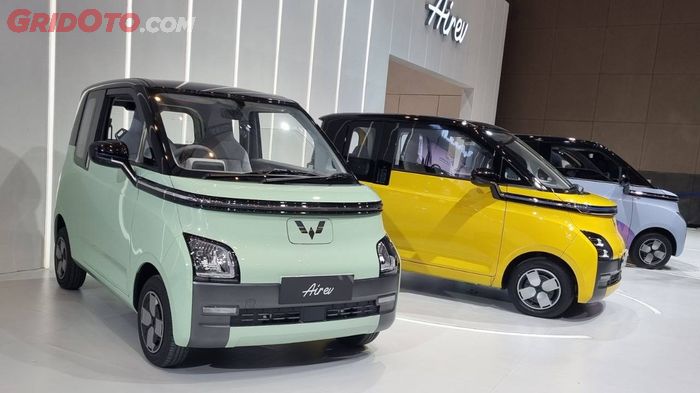 Ilustrasi salah satu mobil listrik di Indonesia, Wuling Air ev
