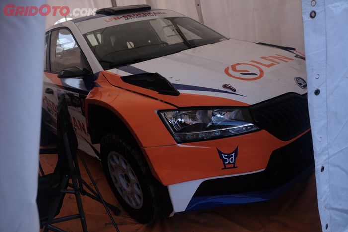 Skoda Fabia Evo R5 milik tim LFN - Sederhana yang sayangnya tidak jadi ikut turun di Danau Toba Rally 2022.