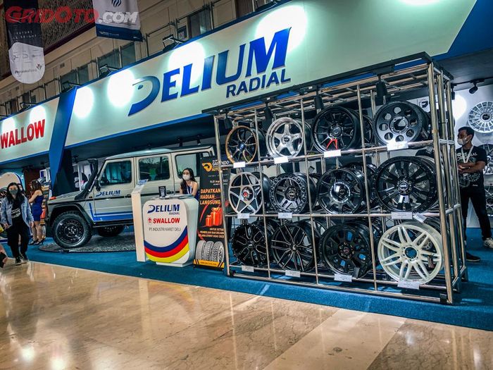 Pameran pelek mobil di GIIAS 2022