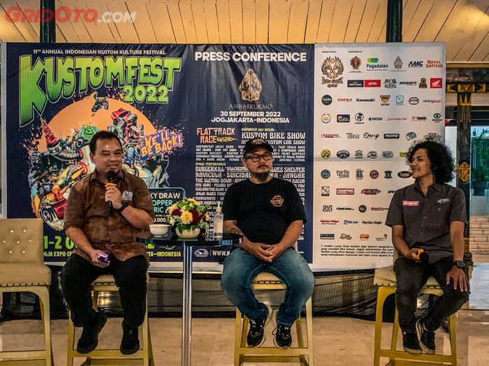 Press conference Kustomfest 2022 di Royal Ambarrukmo, Yogyakarta