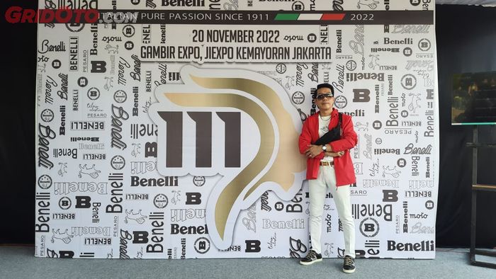 Steven Kentjana Putra di Benelli Day 2022 di Jakarta