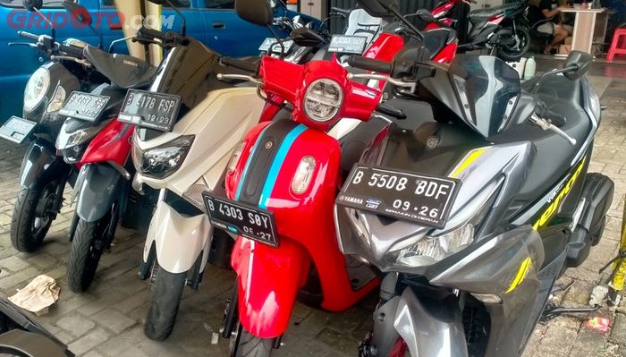Yamaha NMAX jadi salah satu motor bekas yang paling banyak peminatnya di showroom Abadi Jaya Motor. 
