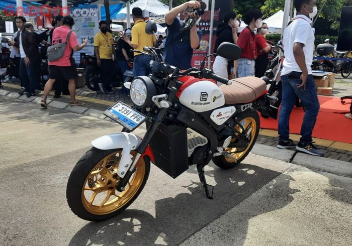 Prototype motor listrik BRT hasil konversi dari basis Yamaha XSR 155