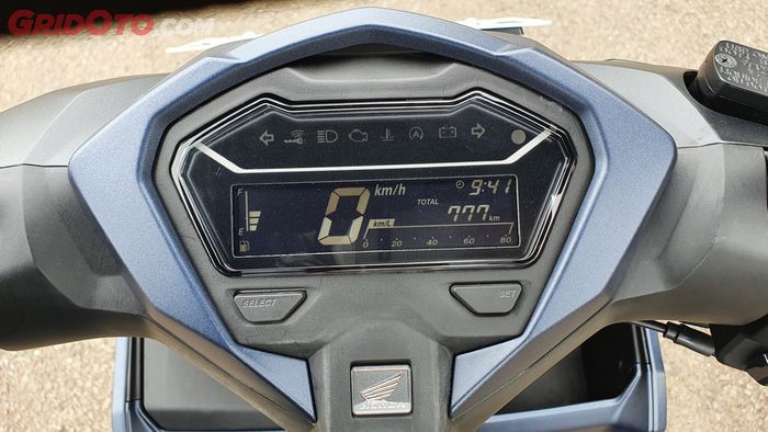 Tampilan panel instrumen New Honda Vario 125 2022