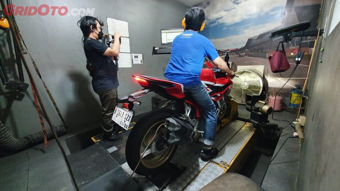 Tes dyno Honda CBR250RR-SP QS 2022 di Sportisi Motorsport