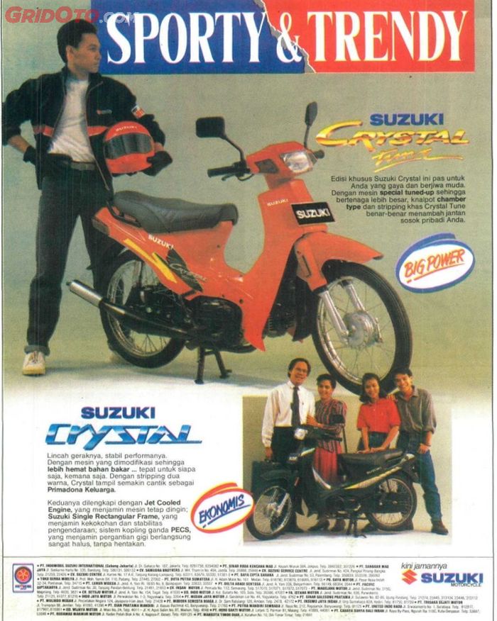Iklan Suzuki Crystal di Tabloid Otomotif
