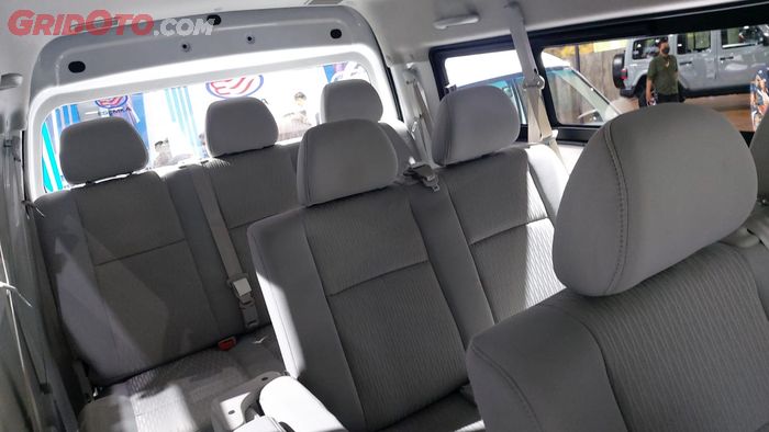 Interior Esemka Bima EV jenis Passenger Van