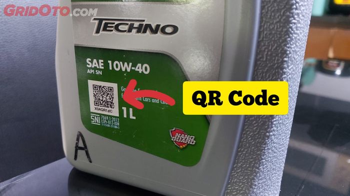 Setiap botol oli mesin Pertamina pasti memiliki nomor QR Code yang berbeda