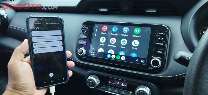 Koneksi Android Auto di Nissan Kicks e-POWER