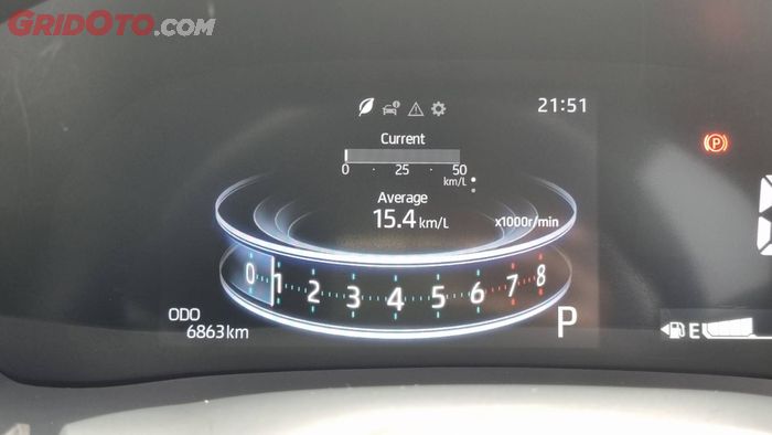 Instrumen digital dengan layar 7 inci menjadi salah satu fitur Agya GR Sport yang tidak ada di Brio RS.