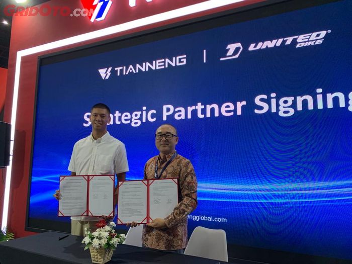Penandatanganan kerjasama Tianneng dengan United Bike