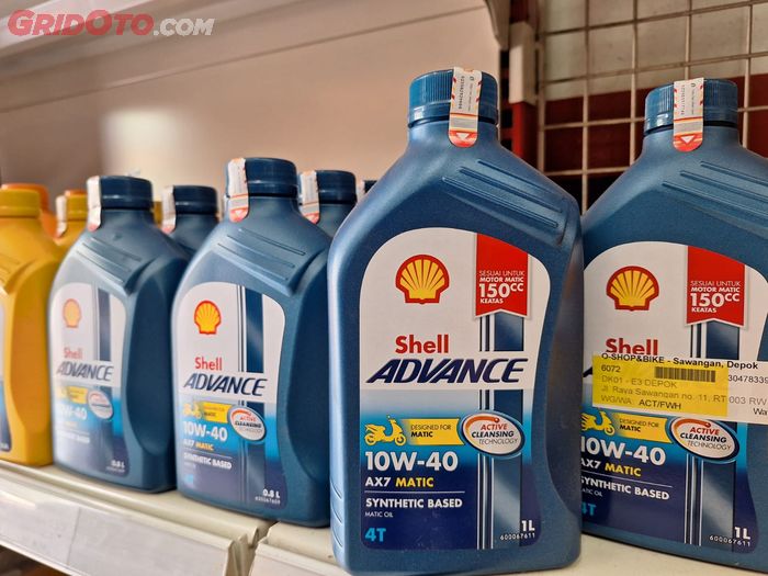 Pada kemasan botol oli Shell Helix maupun Shell Advance saat ini sudah dilengkapi dengan barcode.