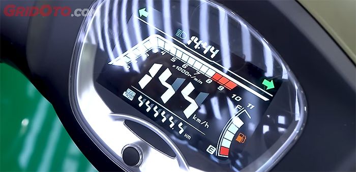 Speedometer Keeway Versilia 150, sporty ada takometernya