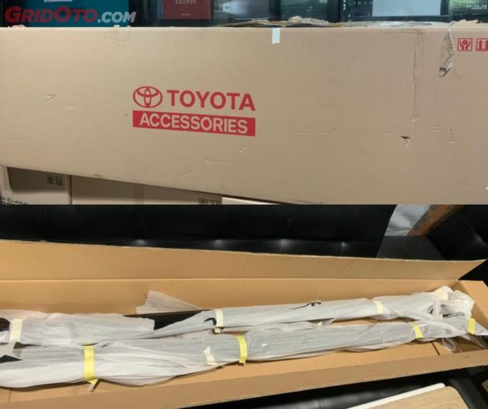 Body kit Modellista asli untuk Toyota Kijang Innova Zenix lengkap dengan kardusnya