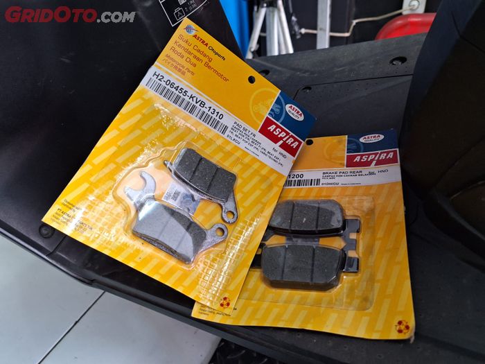 Kampas rem Aspira diklaim kualitasnya sama dengan original