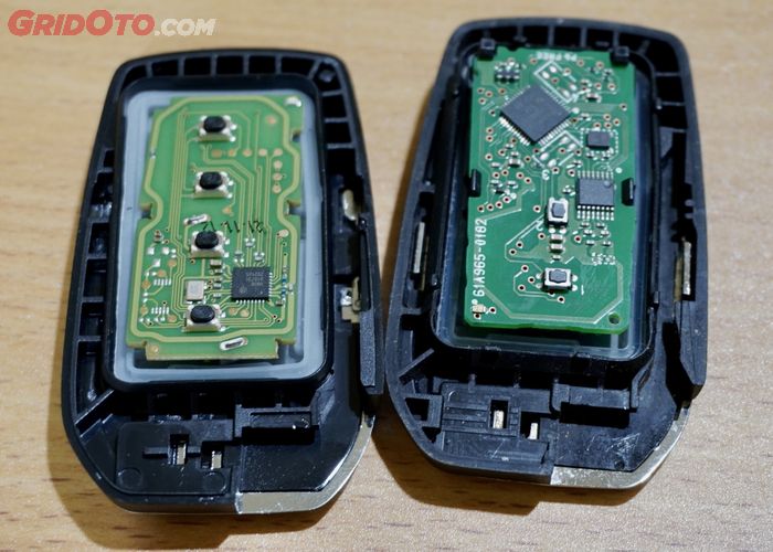 Chip board dan transponder immobilizer kunci mobil bisa rusak karena jatuh atau terbentur