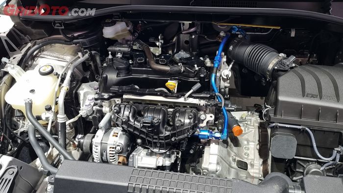 Mesin tiga silinder turbo Toyota Corolla Cross H2 Concept sudah meminum Hidrogen.