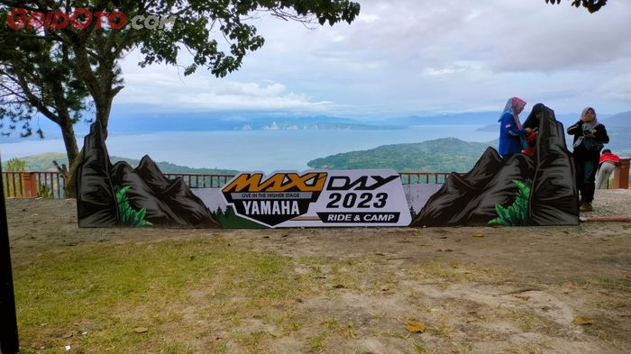 Lokasi acara MAXI Day 2023 region Sumatera Utara di Geosite Sipinsur di tepi danau Toba yang sejuk