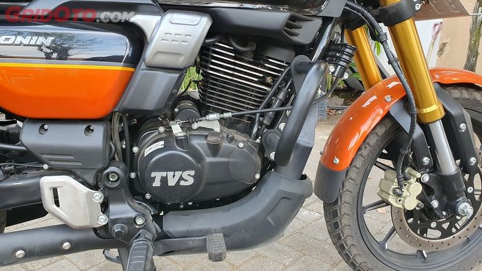 Karakter mesin TVS Ronin sangat cocok untuk harian