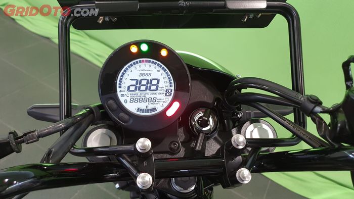 Kawasaki Eliminator pakai panel instrumen digital berbentuk bulat