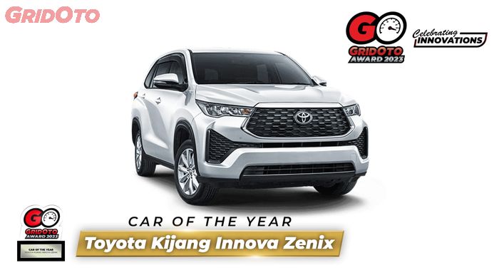 Toyota Kijang Innova Zenix meraih gelar Car of The Year dari GridOto Award 2023