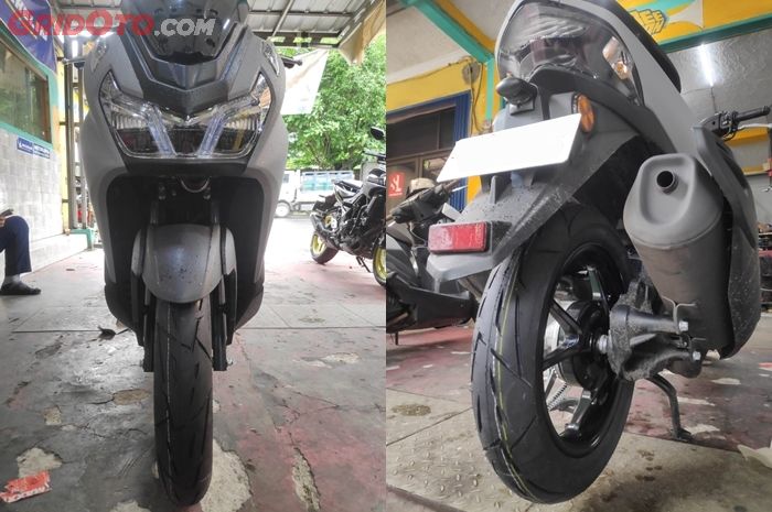 Ban Kingland Jaguar RTX-5 dipasang di Yamaha LEXi LX 155