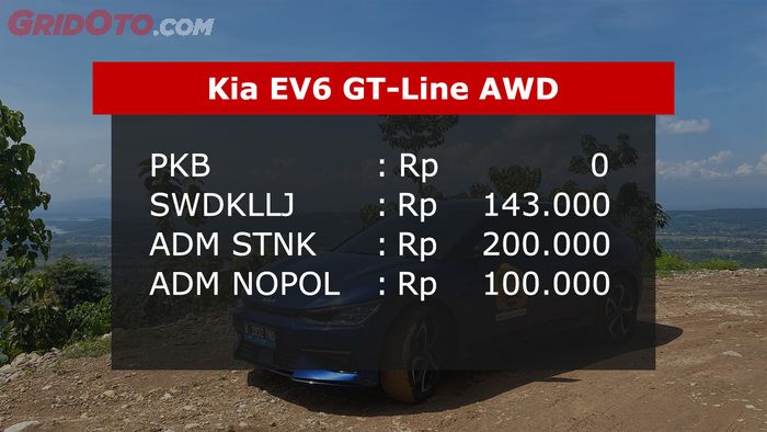 Pajak Kia EV6 GT-Line.