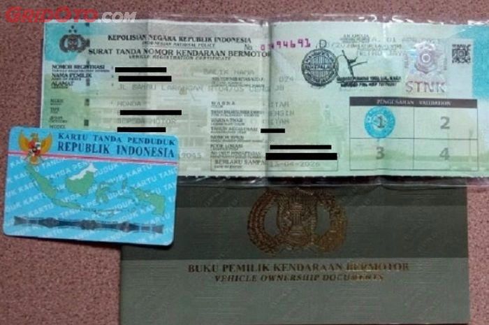 Beberapa dokumen untuk bayar pajak kendaraan 5 tahunan atau perpanjang STNK, salah satunya KTP.