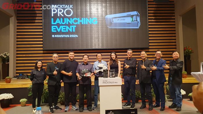 Prosesi launching Cardo Packtalk Pro hari ini (8/8/2024)